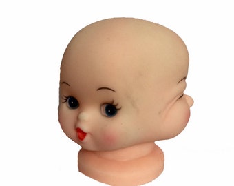 Vintage TRIPLE FACE DOLL Head Fantastic