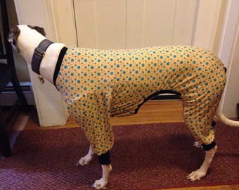 Greyhound pajamas see fabric choices
