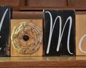 Decorative Wooden "HOME" Blocks