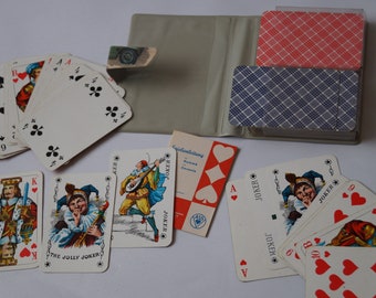 Vintage Playing Card Set, Transport 1950s Playing Card Set