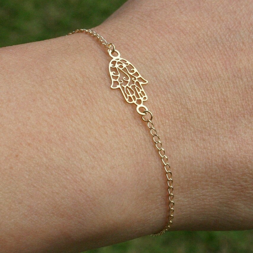 Hamsa bracelet sideway hamsa gold bracelet gold hamsa