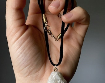 Quartz Crystal Geode Choker