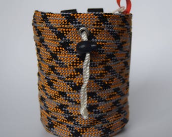 Wasp Chalk Bag: made from recycled climbing rope