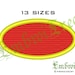 Oval Embroidery Design - Machine Embroidery Oval Shape Download