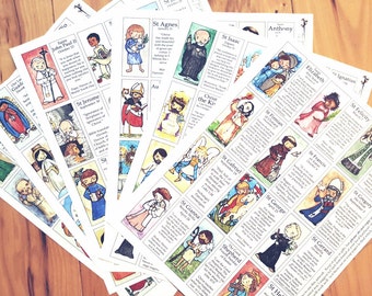 Saint Craft Sheets (Two sets of 60 saints)