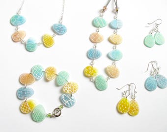 Easter Egg Earrings- green, blue, or yellow