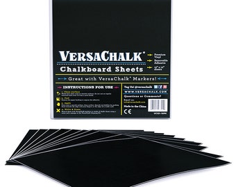 Vinyl Chalkboard Sheets 12 x 12-inch