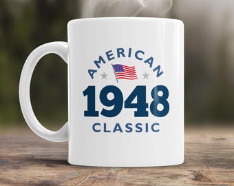 70th Birthday, 1948 Birthday, 70th Birthday Gift, 70th Birthday Idea, American Classic 1948, 70th Birthday Present for the lucky 70 year old