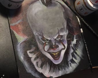 Pennywise het Bill Skarsgård tekening afdrukken