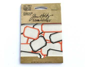 Tim Holtz Idea-ology Vial Labels Stickers