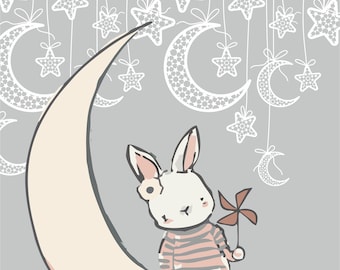 Set of 3 Bunny Love Poster