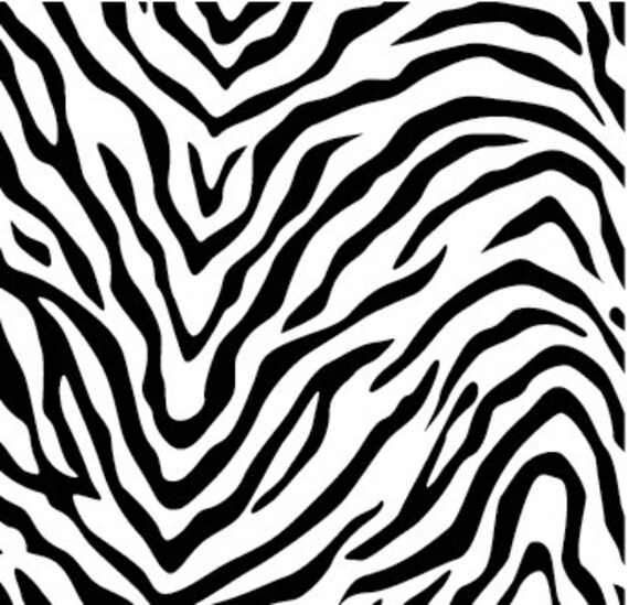 Craft Vinyl Heat Transfer Vinyl Zebra Animal Print Printed