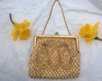 Beaded Purse Prom Bridal Beaded Vintage