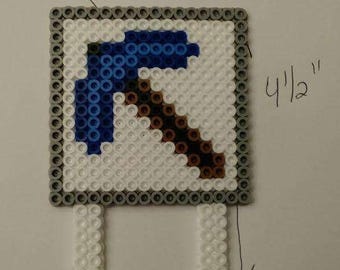 Minecraft Pick Ax cake topper