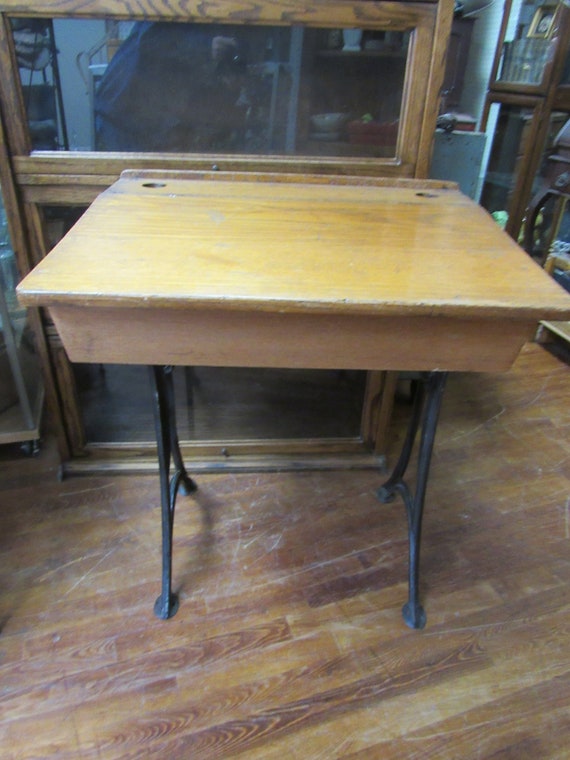 Antique school desk