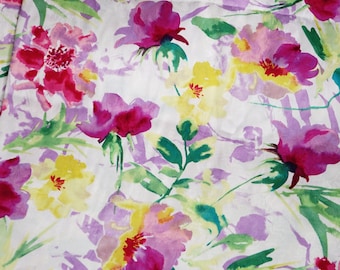 Cotton Jacquard Fabric Floral Stretch Apparel Summer BTY