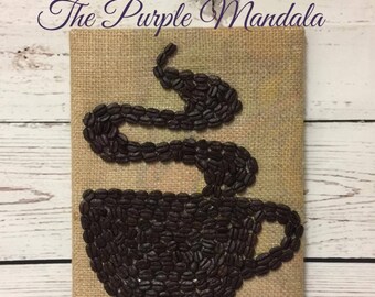Burlap Coffee Bean Coffee Mug