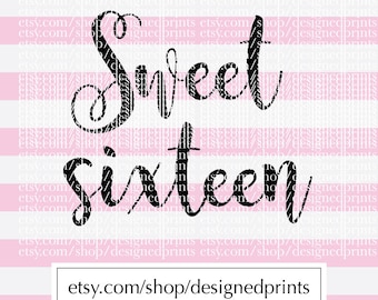 Free Free 234 My Sweet Sixteen Svg SVG PNG EPS DXF File