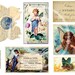 Butterfly and Angel Ephemera Journal Cards
