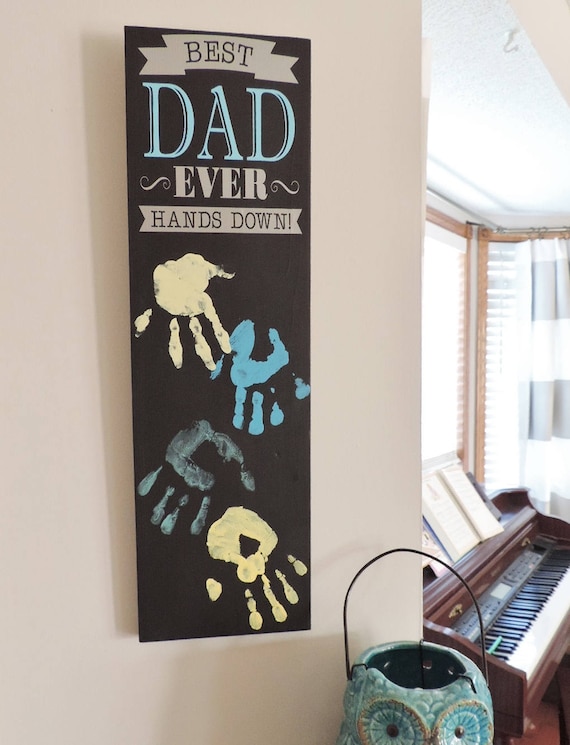 SVG Best Dad Ever Hands Down father's day sign fathers