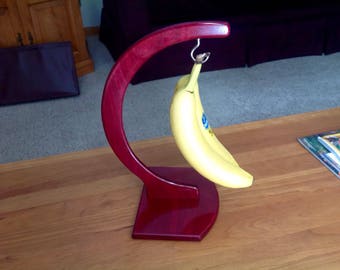 Purpleheart Banana Hanger