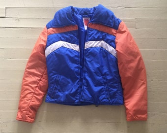 1970s Puffy SKYR Vintage Women's Ski Jacket