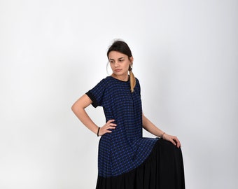 Kaftan Dress, Summer Maxi Dress, Caftan Dress, Blue Maxi Dress, Loose Dress, Maternity Dress, Long Dress, Blue Women Dress, Casual Clothing