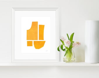 Minimalist Art, Contemporary Wall Art, Abstract Art Print, Abstract Modern Art