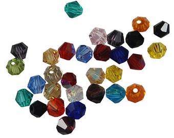 Bicone beads - 4mm - 50 piece mix - #CB102