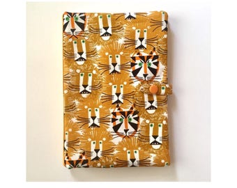 Quilted in matching cotton health booklet