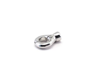 1 hook silver metal magnetic clasp
