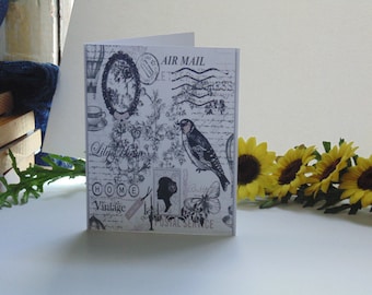 Vintage Style Collage Note Cards Notecards