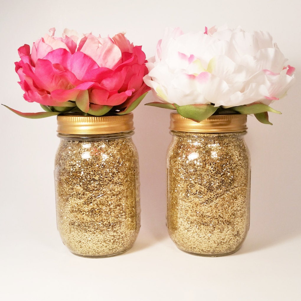 Mason Jar Centerpiece Bridal Shower Decorations Wedding