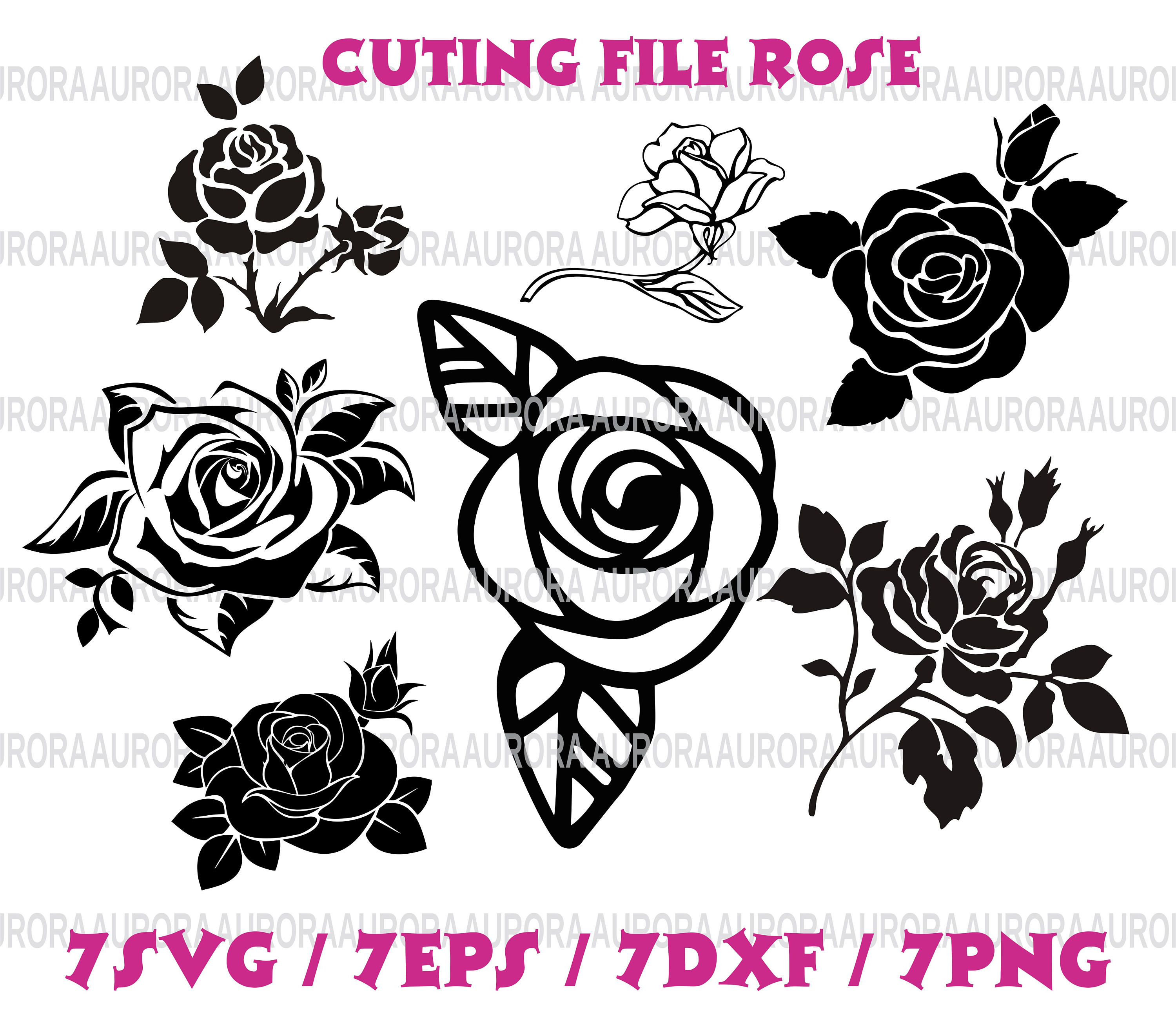 Download Rose svg rose silhouette rose clipart rose blossom svg