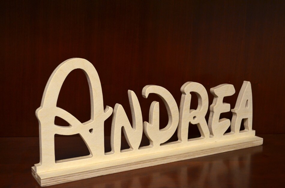 Wooden name sign Baby Name Plaque Personalized wooden names