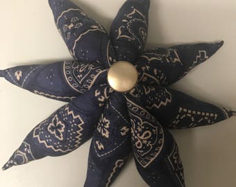 Eight-pointed Civil War Pincushion; handmade; new