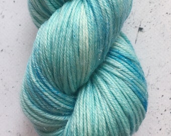 Sparkle Sock Yarn, Teal Beta