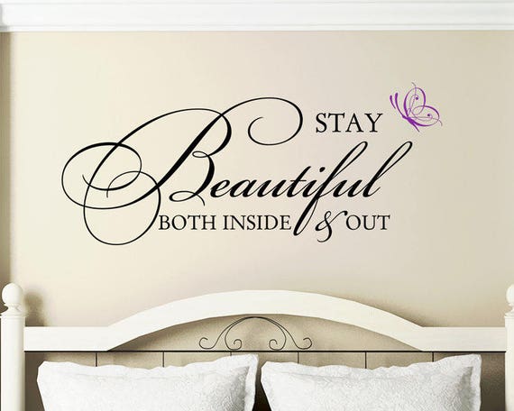 Wall Decal XL Bedroom Sign Cute Teen Girl Gift Teen Room Wall