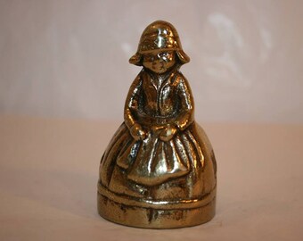 FREE SHIPPING vintage brass bell (Vault 21)