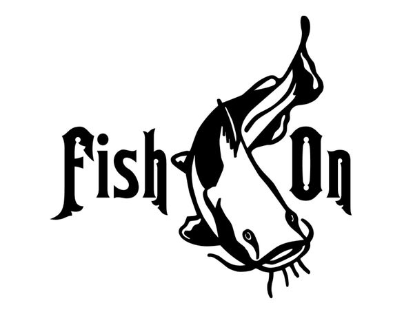 Download Catfish Fishing Decal Fish On Sticker Outdoorsman Catfish