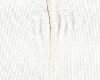 Off White (Damaged) 1x1 RIBBING, Cotton, 1/4 yd, 9 x 36 inches