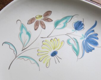 Vintage Poole hand painted serving plate
