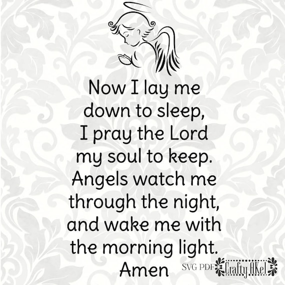 now i lay me down to sleep prayer lamb