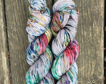 In for a Penny // Super Sheepy DK // Speckled Yarn // Speckled Sock Yarn