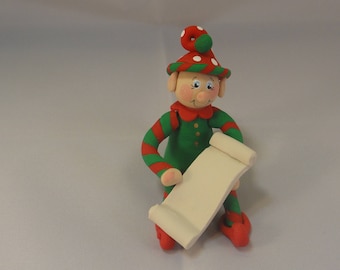 Polymer Clay Christmas Elf