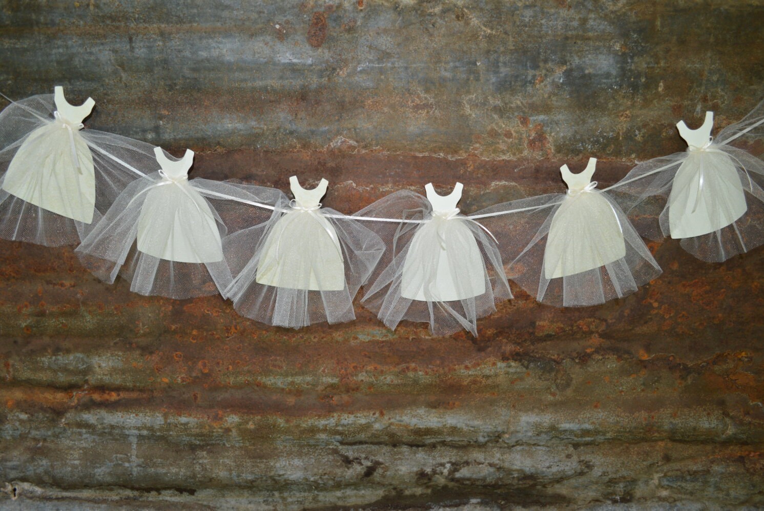 Bride Gown Banner Bridal Shower Decorations Wedding Dress