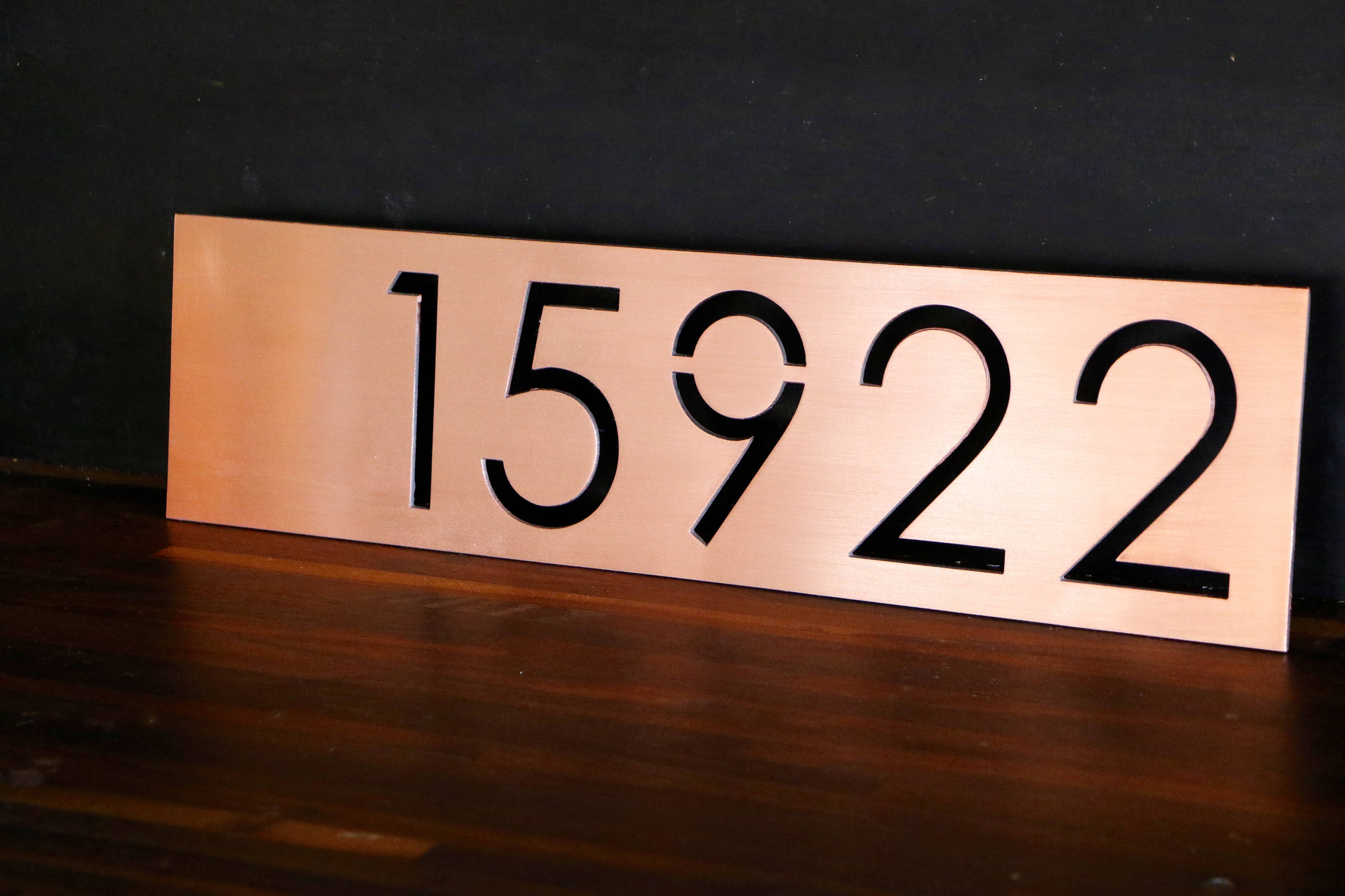 Copper House Numbers Address Numbers Address Plaque