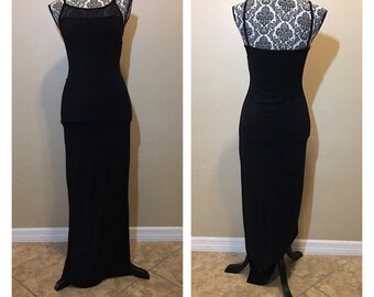 Vintage Black Prom Dress