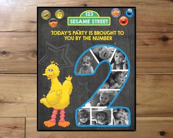 Sesame Street Birthday Poster
