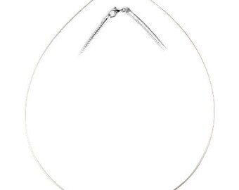 SILVER OMEGA CHAIN